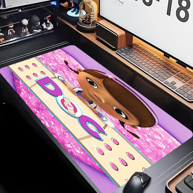 Doc McStuffins Theme Premium Non-slip Mouse Pad with Stitched Edges,Durable Rubber Material,for Desktop & Gaming Great Gifts