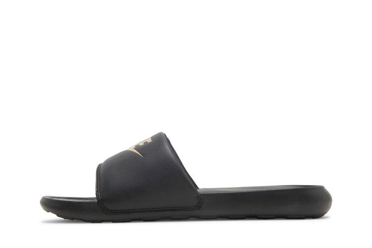 Nike Victori One Slide Black Metallic Gold