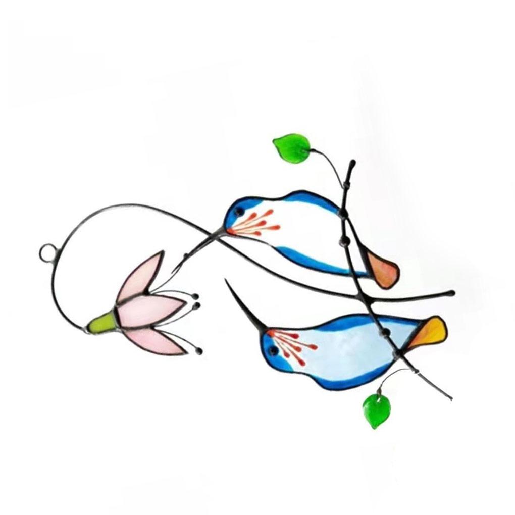 

Искусственный металлический художественный декор настенное окно подвесное милое модное украшение для вечеринки декоративное оформление поставки спальни синий