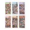 Transparent Waterproof Retro PET Stickers for DIY Journals and Children's Stationery