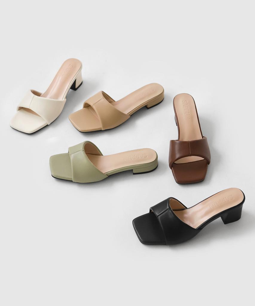 Sappun Jd Square Sandal Mule (2/5Cm) (A Type)