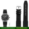 For IWC Pilot Nylon Genuine Leather watch band for IWC Mark 18 Balack Aces Portuguese original style woven canvas strap Bracelet