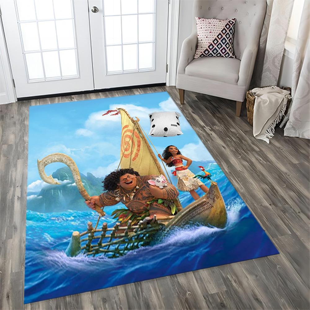 Moana's Adventure On The Waves rug for Living Room rug, Bedroom, Study Room, Hallway Decoration, Perfect for Home Decoration or Holiday Gifts