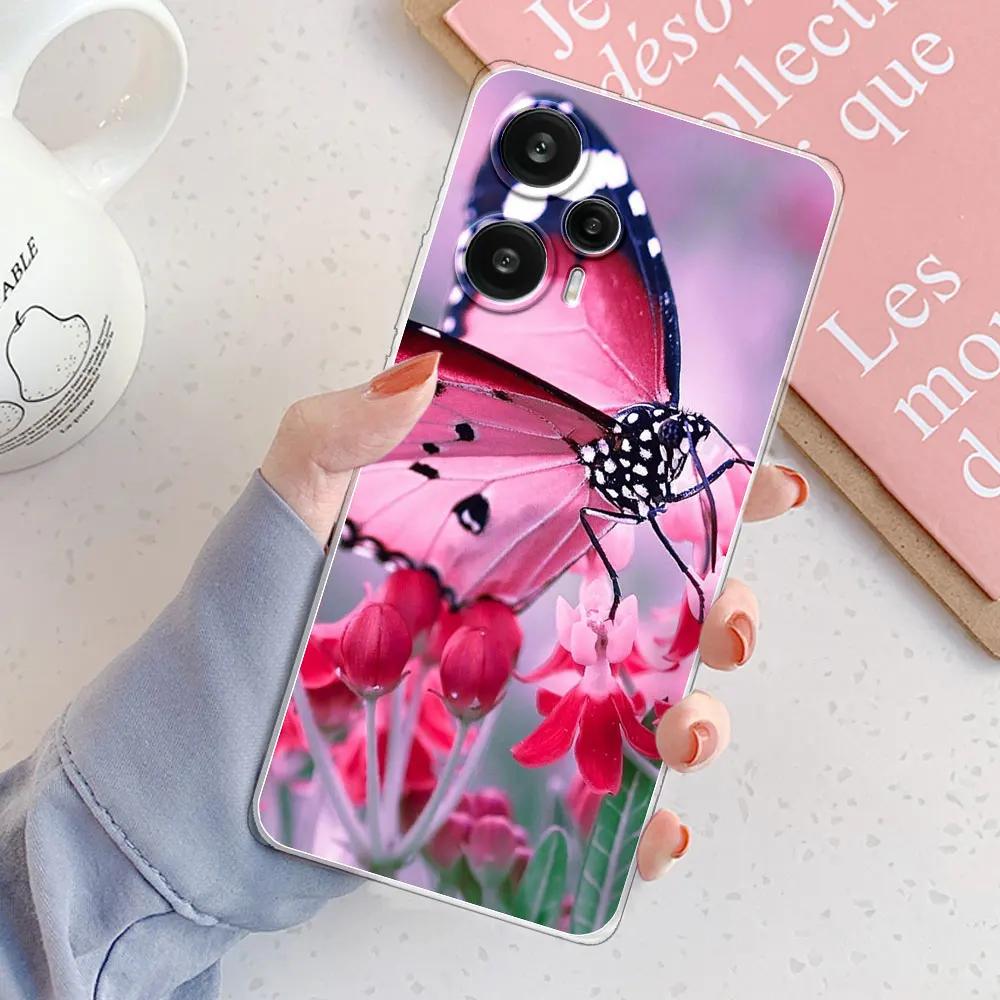 For Poco F5 Case For Poco F5 Pro Cover Girls Clear Soft Silicone Fundas Phone Cases For Xiaomi PocoF5 F5Pro Case Coque