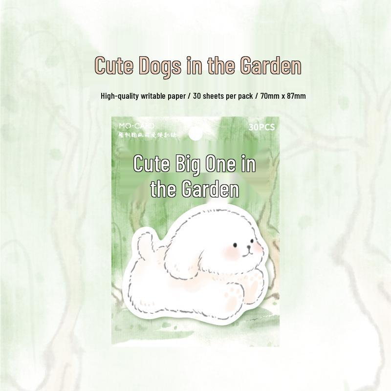 Mò Mò Guófēng Cartoon Animals Sticky Notes – Reusable Student Memo Stickers