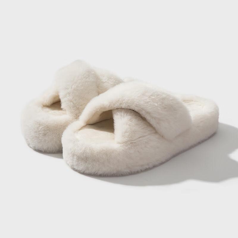 Cono Cotton Cross-Strap Slippers