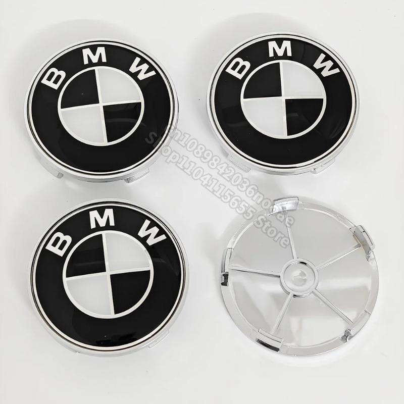 Černobílý znak Pro BMW E90 E60 E39 G20 F10 F20 F30 E46 E92 E87 M1 M2 M3 M4 M5 M6 M8 E63 F02 F03 G16 Krytky středů kol