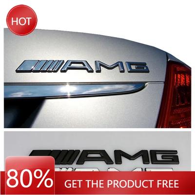 Car Sticker Metal Car 3d Rear Letter Emblem Trunk Sticker for Mercedes Benz AMG W204 W203 W205 W124 W221 W213 W212 C E S GLE CLC