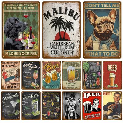 Vintage Tin Sign Whiskey Brand Plaque Metal Sign Wine Alcohol Plate Home Wall Decor For Pub Bar Man Cave Club Art Painting Gift