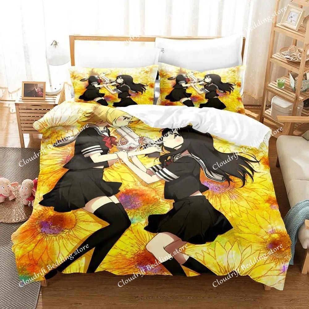 New 3d Print Anime Magical Girl Site Duvet Cover Bedding Set Polyester Pillowcases Quilt Cover Home Decor Gift Twin King Queen