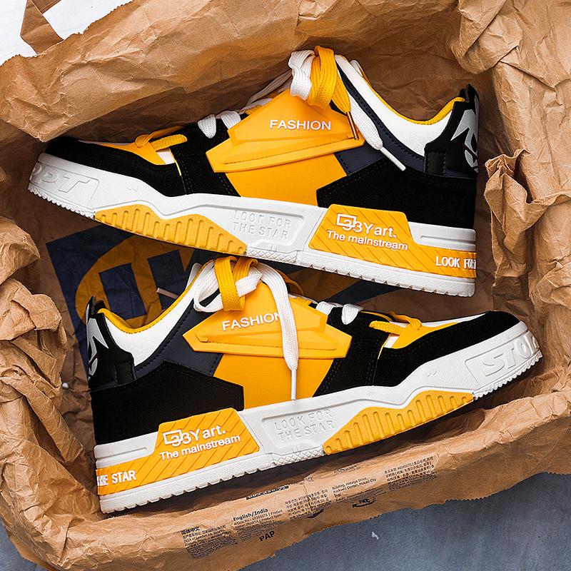 Mittelhoch Top Eltern-Kind Schuhe 2024 Neu Studenten Trend Allround Rutschfest Freizeit Sport Dicke Sohle Streetdance Board Schuhe