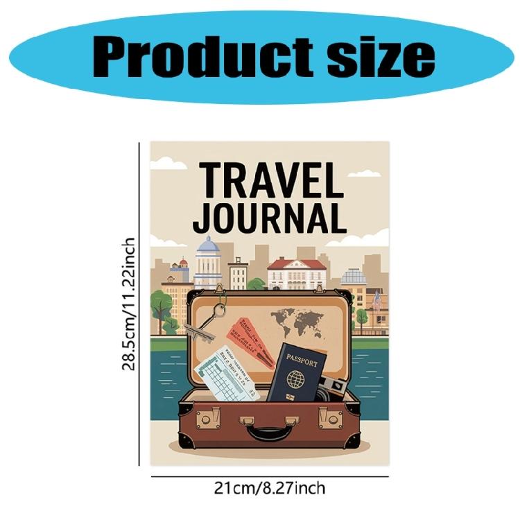 Travel Journal Notebook for Capturing Memory and Adventures Travel Scrapbook Vacation Itinerary Organizers Planner Gift