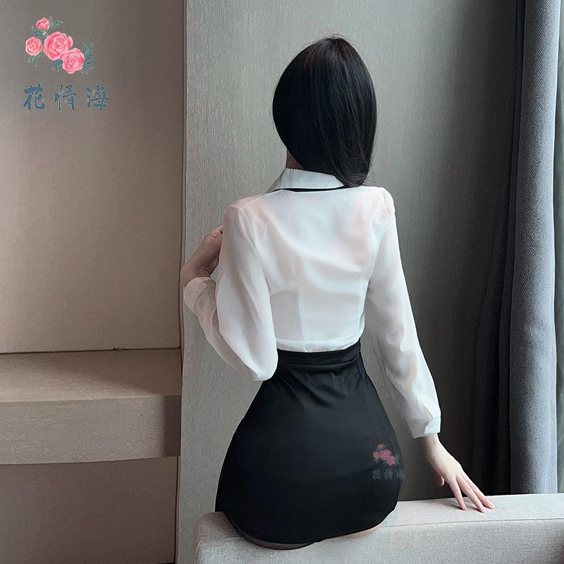 Popular sexy lingerie tight skirt pure desire senior secretary seduction OL