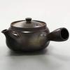 Mino ware large teapot that holds approximately 400ml suitable 2 3 people Bizen style brown plain ceramic made Japan 500-38.