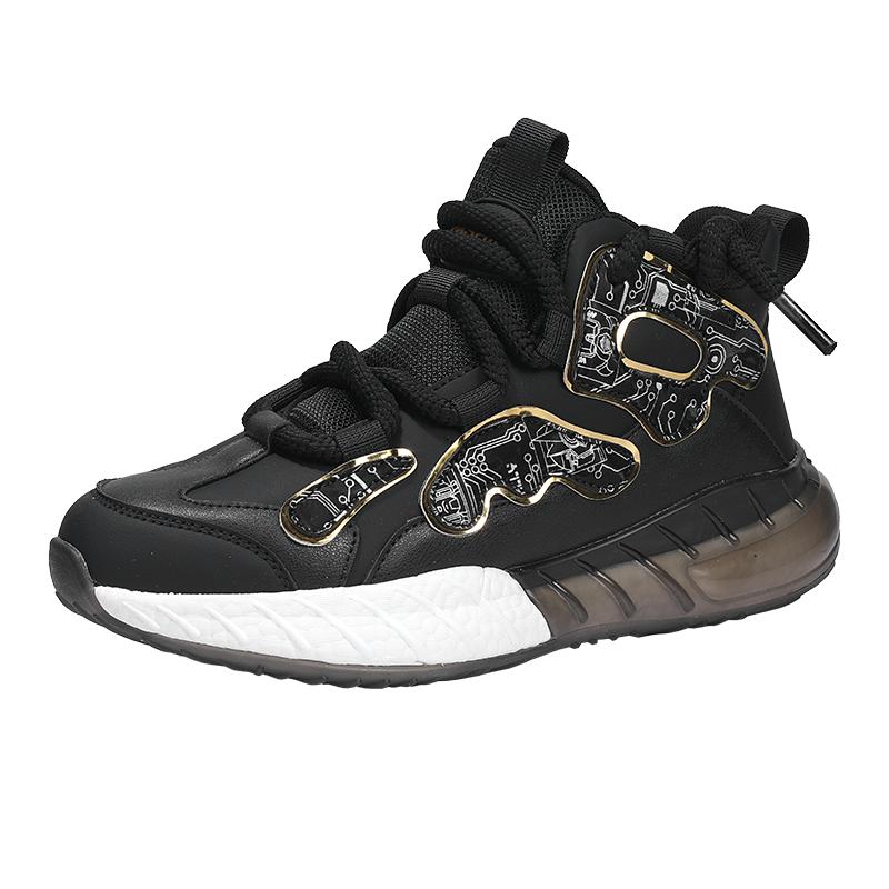 

New Men s Thick Soled Versatile Casual Sports Shoes Are Lightweight Breathable Trendy and Fashionable Men s Outdoor Travel Shoes 45 чорний