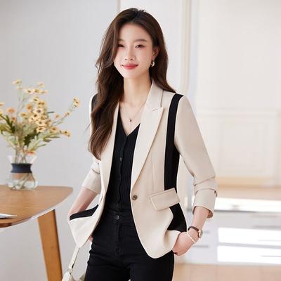 Spring Fashion Elegance Women's Suit Jacket Office Work Wear Coat