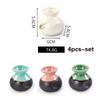 Japanese sashimi decorations Sushi bamboo chops Artistic conception flowers plants Seafood pose making sushi boat rice mold-B