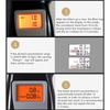 Přesně přenosný digitální dechový alkohol tester Profesionální dechový analyzátor Mini Police Alcotester LCD obrazovka Alkoholový dechový tester Podsvícení displeje