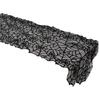 Seasonal Spiderweb Table Runner for Halloween, Black Lace Polyester 19.7 X 78.7 In for Dining Table Decors, Buffet Event and Entryway Accent