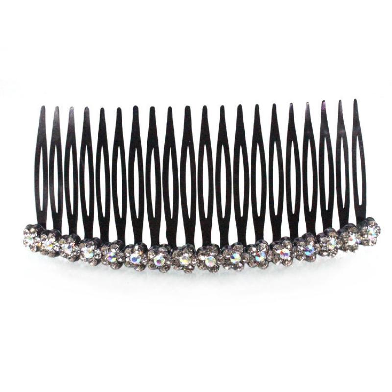 Plum Blossom Hair Comb Korean Style Fashion Hair Bun Head Insert Comb Plastic Simple Versatile Hairpin Female Accessories