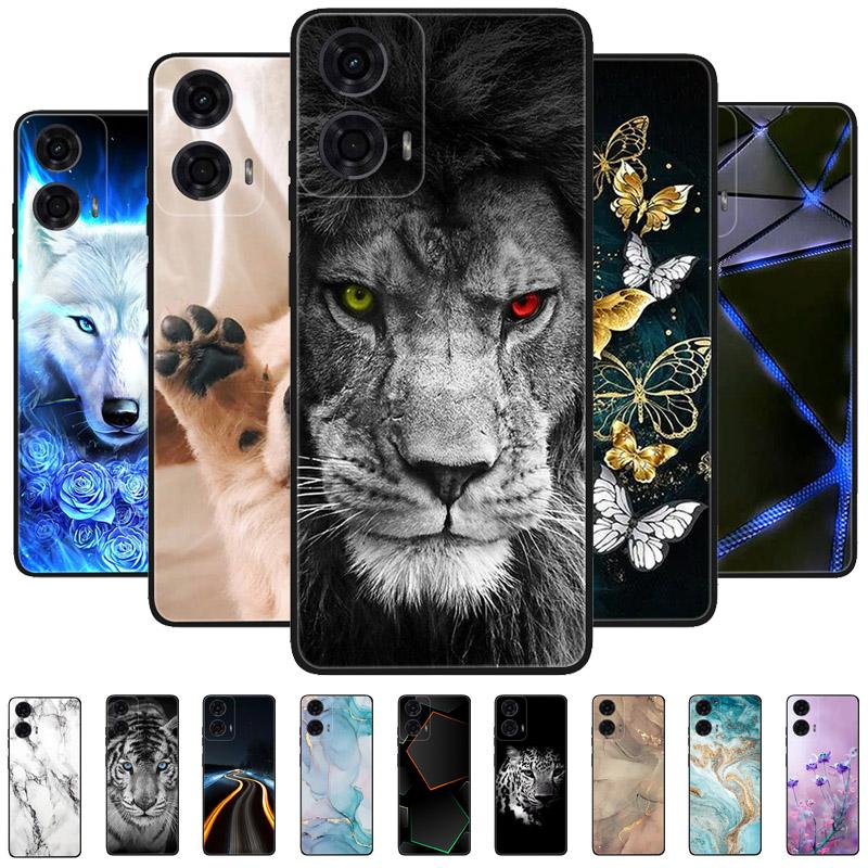 For Moto G24 Power Case G 24 Animal Silicone Soft TPU Phone Back Cover For Motorola Moto G23 G20 Catoon Protective Bumper Fundas