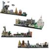 City Skyline MOC Back to the Future Fairy Tale Magic Castle House Movie Architecture Building Blocks City Toys Tourist souvenir