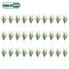 10-100PCS 3 Kinds Eucalyptus Leaves  Artificial Silver Dollar Leaves Picks Dried Eucalyptus Home Decoration Party Decoration