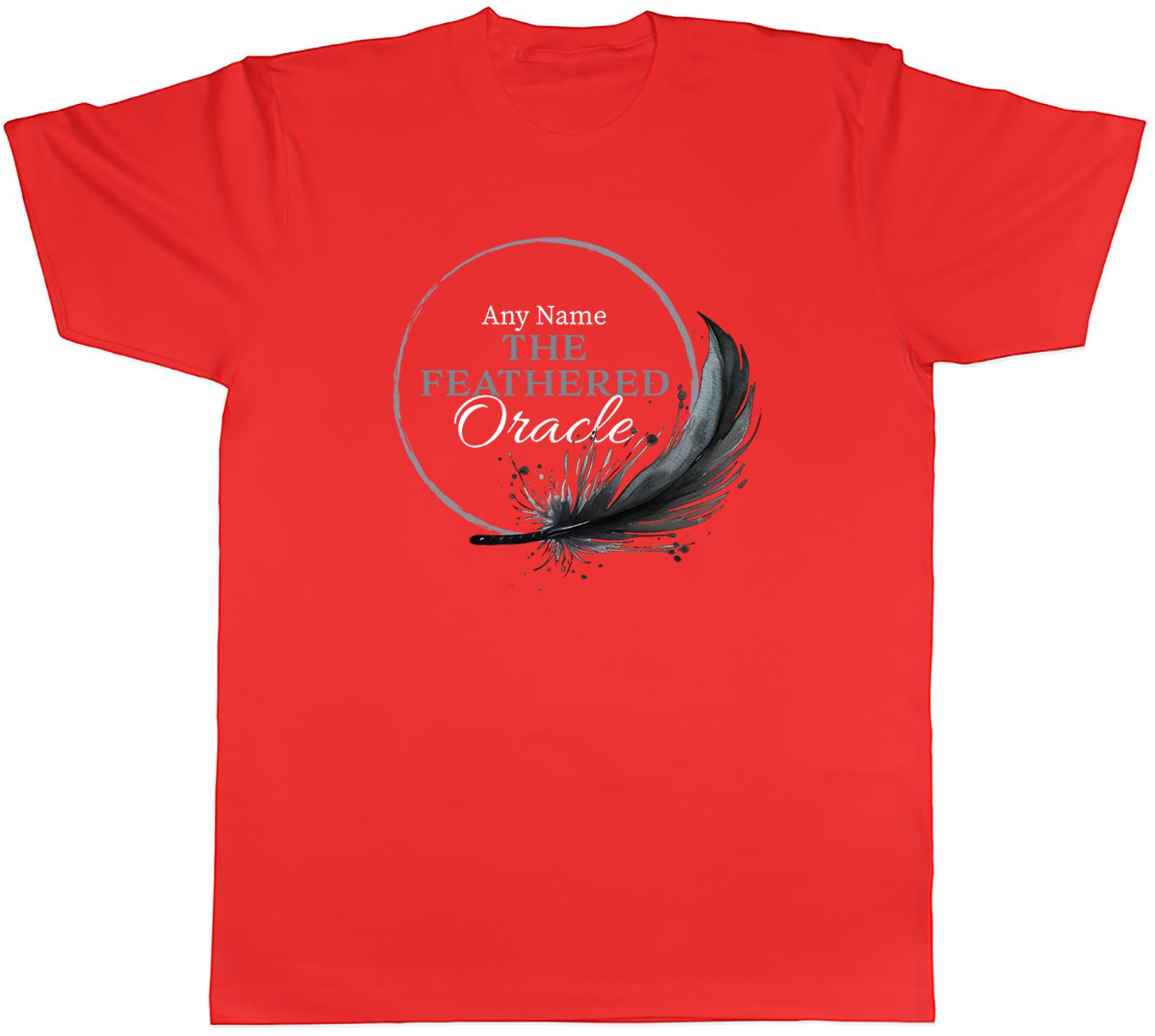 PERSONALISED ANY NAME THE FEATHERED ORACLE UnisexS TSHIRT TEE GIFT TOP S