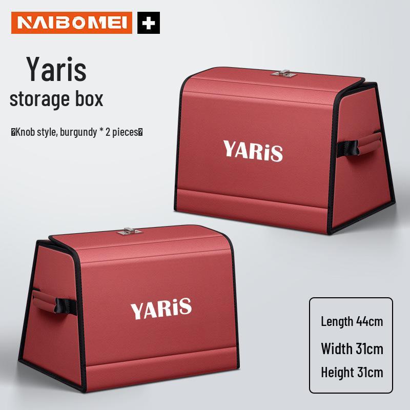 Toyota Yaris Rear Trunk Storage Organizer Box