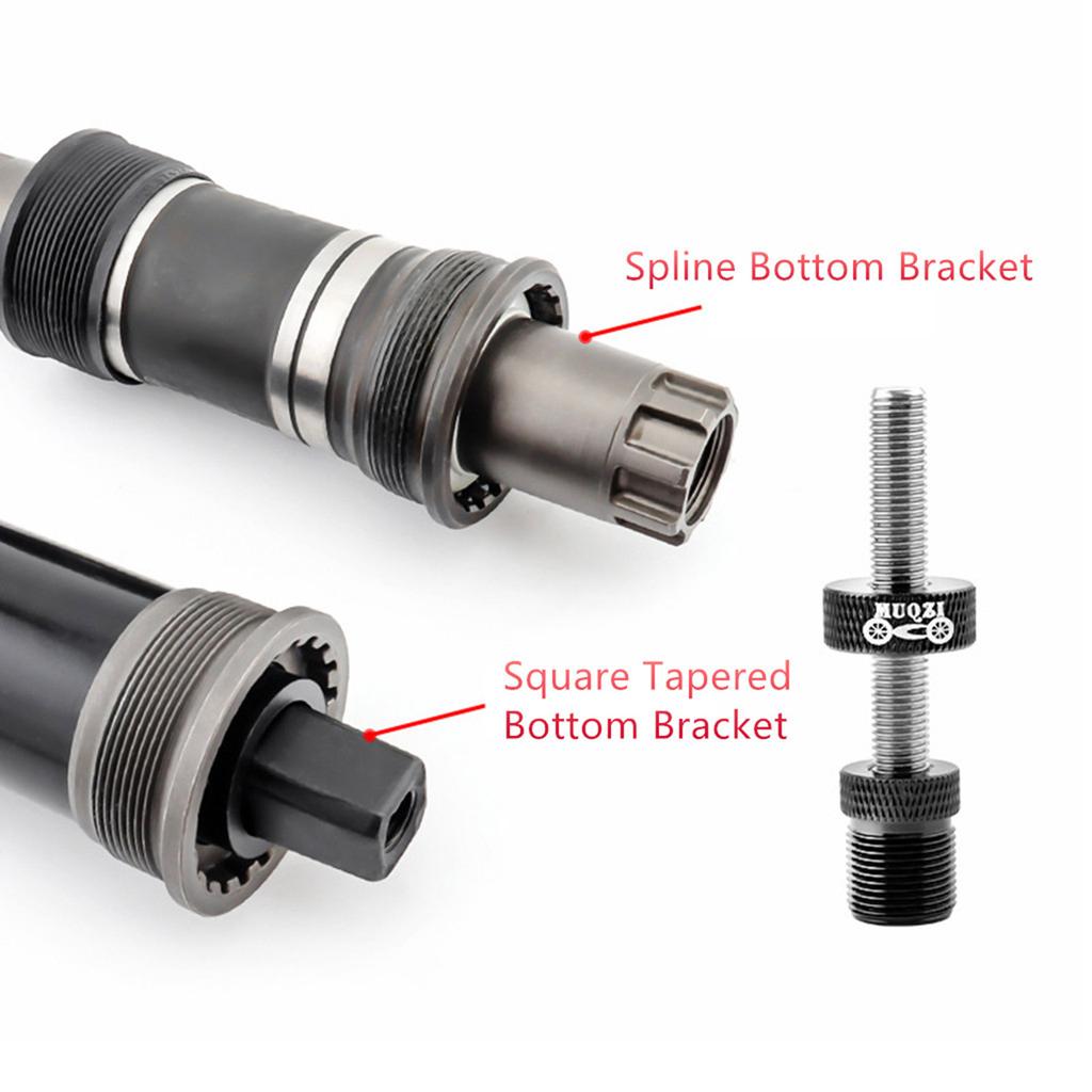Bike Bicycles Splines Bottom Bracket Anti-Drop Auxiliary Removal Tool Fixing Rod Outdoor Disassembly Repair Fixing Rod
