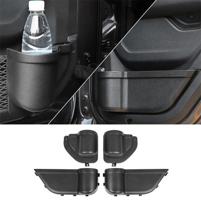 Front Rear Door Storage Box Tray for Jeep Wrangler JL JLU 4XE Rubicon Sports Gladiator JT 2018-2023 Stowing Tidying Accessories