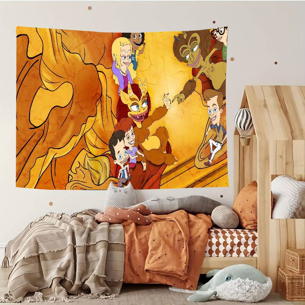

BBig Mouth Cartoon Tapestry Customizable Tapestries Of Various Styleswall Hangings Celebrity Photo Printingwall Hangings 74x94cm(29x37in)