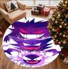 Gengar Pattern Round Rug, Indoor/Outdoor Mat, for Picnic, Gameroom, Bedroom, Office, Living Room, Home Decor Carpet, Birthday Gift