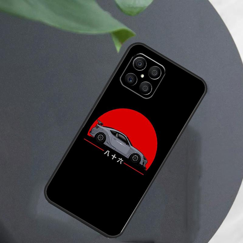 JDM Cars For Honor Magic 5 6 7 8 Pro Case For Honor 400 200 50 70 Lite X8c X8b X9a X9b X9c X9d Win RT