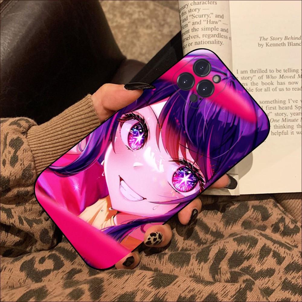 Anime Oshi no Ko Hoshino Ai Phone Case For iPhone 15 14 11 12 13 Mini Pro XS Max Cover 6 7 8 Plus X XR SE 2020 Funda Shell