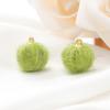 10pcs Plush Fur Covered Ball Beads Charms Pompom Beads Pendant for DIY Necklace Earring Bracelet Pendant Jewelry Making Supplies