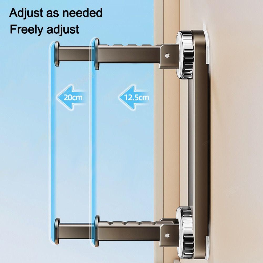 No Drill Clothes Hanger Retractable Hanger Organizer Reusable Hook  for Balcony&Laundry