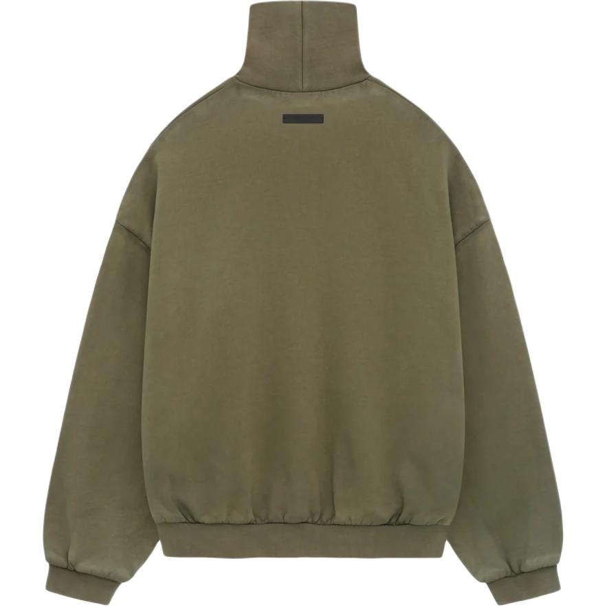 Fear of God Essentials Heavy Fleece Turtleneck Military Men Tops Green 192BT246225F