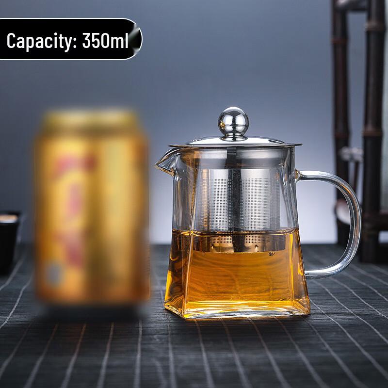 Nufeng Glass Teapot Set with Stainless Steel Filter
