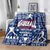 Baseball Field Design Blankets Are Suitable for Living Rooms, Bedrooms, Camping, and Other Places, Making Them an Ideal Choice for Gifts.