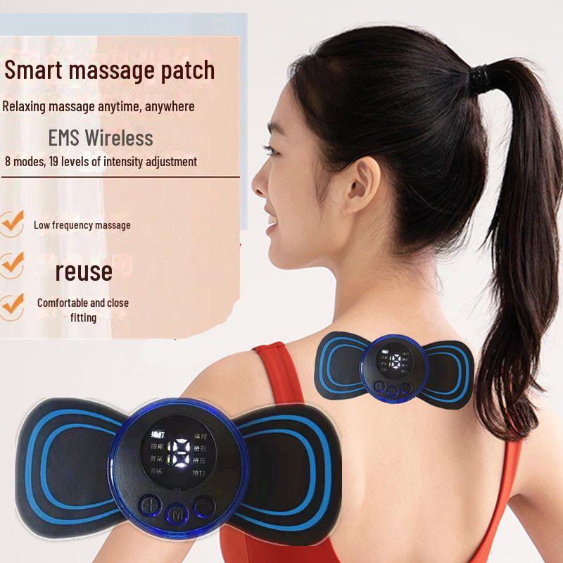 Mini Smart Rechargeable EMS Massager with LCD Display