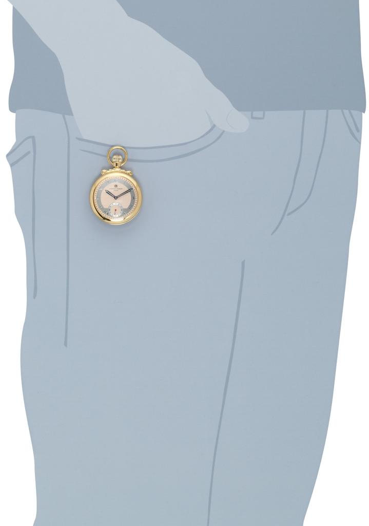 Charles Hubert, Paris Men's Pocket Watch, Mechanical Hand-Wound, 3873-G