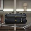 2026 New Old Money Wind Hand Carry Lunch Box Bag First Layer Cowhide Single Shoulder Crossbody Bag Dinner Bag Genuine Leather Hand Carry