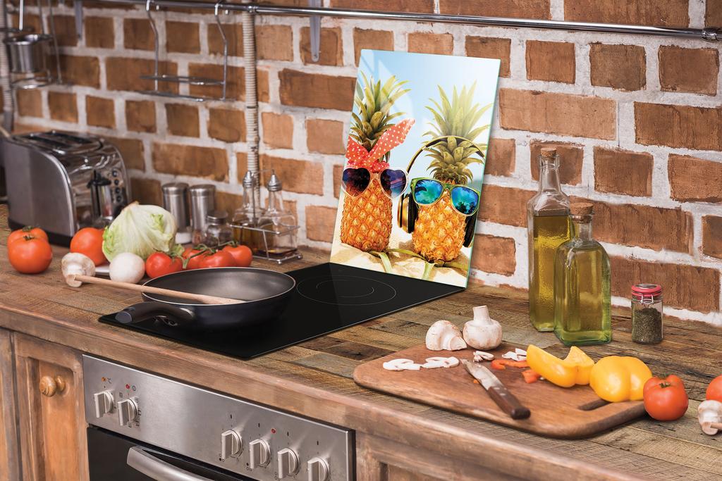 SZKLANA DESKA DO KROJENIA 35x52 ANANAS