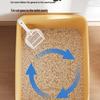 Anti-Splash Semi-Enclosed Extra Large Cat Litter Box
