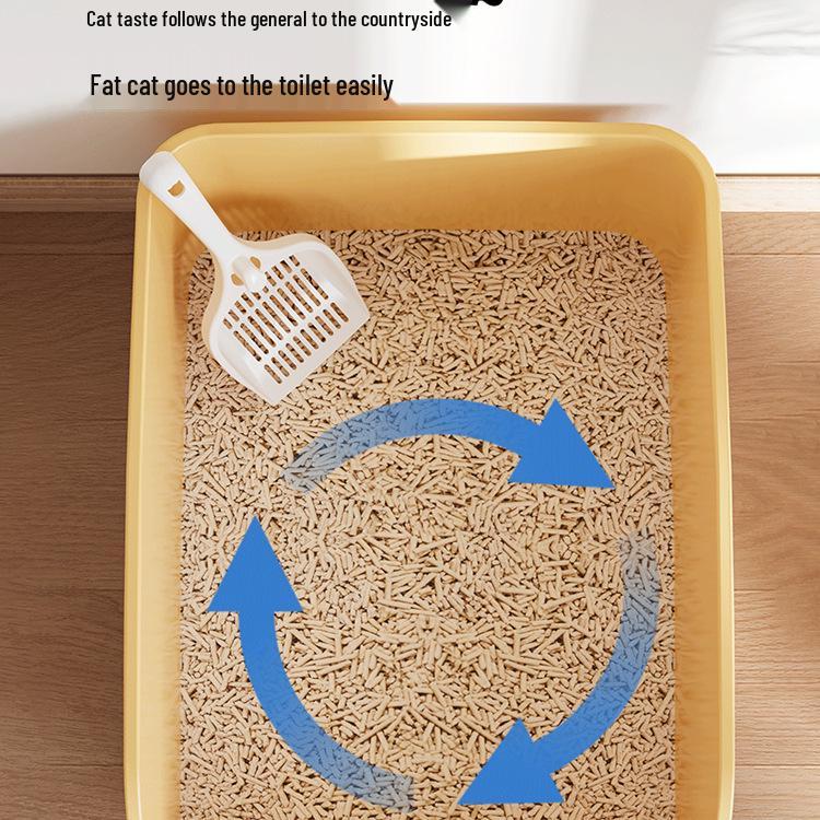 Anti-Splash Semi-Enclosed Extra Large Cat Litter Box