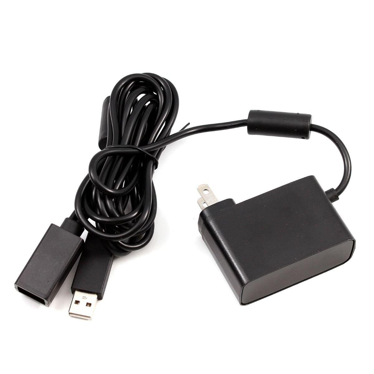 

Baosity Durable Compatibility Kinect Sensor Power Supply for Xbox 360 USB AC Adapter US Plug AC 100V-240V