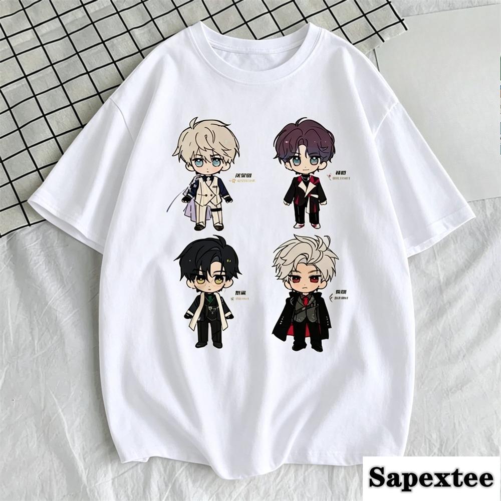 Love And Deepspace T Shirt Unisex Punk Comfortable Y2k Vintage Harajuku Graphic Tshirt Anime Vintage Retro Streetwear