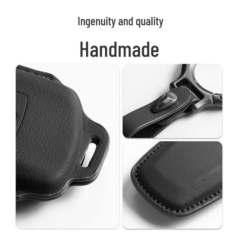 Geely Galaxy Starship 7 Key Case Cover with Protective Shell and Buckle for Car Interior Decoration