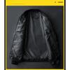 Lederjacke Herren Frühling und Herbst dünn trendiger Mantel locker lässig große Größe mittel und Jugend Baseballkragen Lederjacke für Herren